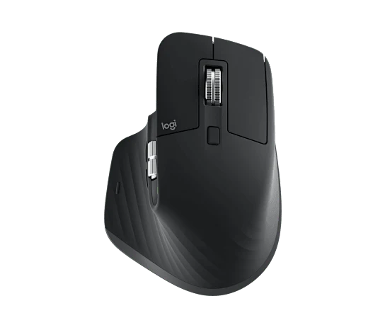 Logitech MX Master 3S Graphite mouse, official Logitech photography